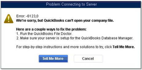 What is QuickBooks Error -6144 -82?